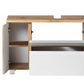 Meuble sous vasque blanc mat alignement à droite