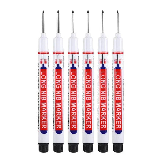 Ensemble de stylos marqueurs à tête longue 6pcs