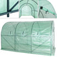 Serre de jardin tunnel 350x200x200 cm avec bâche en polyéthylène