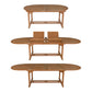 Salon de jardin en teck - table ovale extensible pour 10 personnes