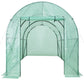 Serre de jardin tunnel 350x200x200 cm avec bâche en polyéthylène
