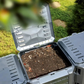 Composteur de jardin noir 1200 L