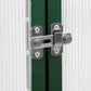 Serre en aluminium verte 445x169x195 cm avec cadre de base