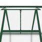Serre en aluminium verte 445x169x195 cm avec cadre de base